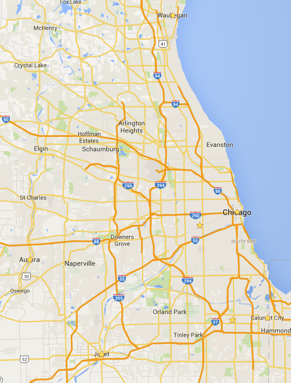 Chicagoland Map 